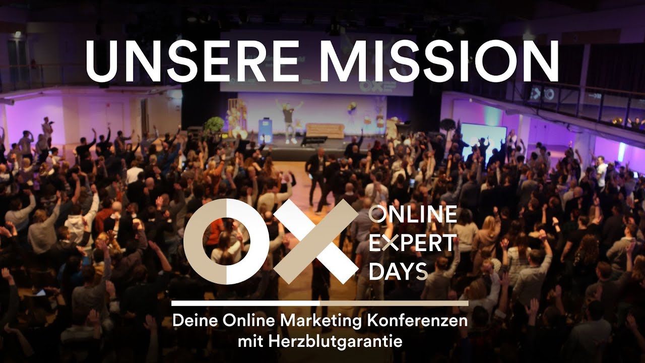 Online Expert Days - Unsere Mission
