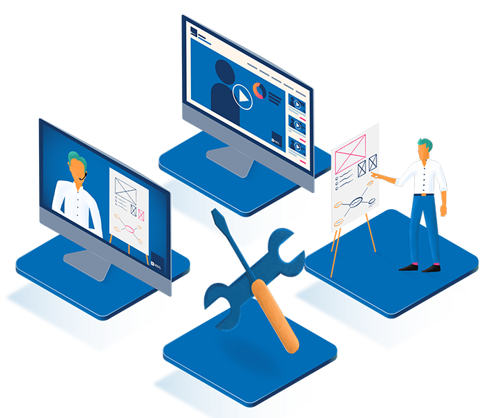 Clipart: Google Ads und Social Ads - Werkzeuge für Ads-Kampagnen