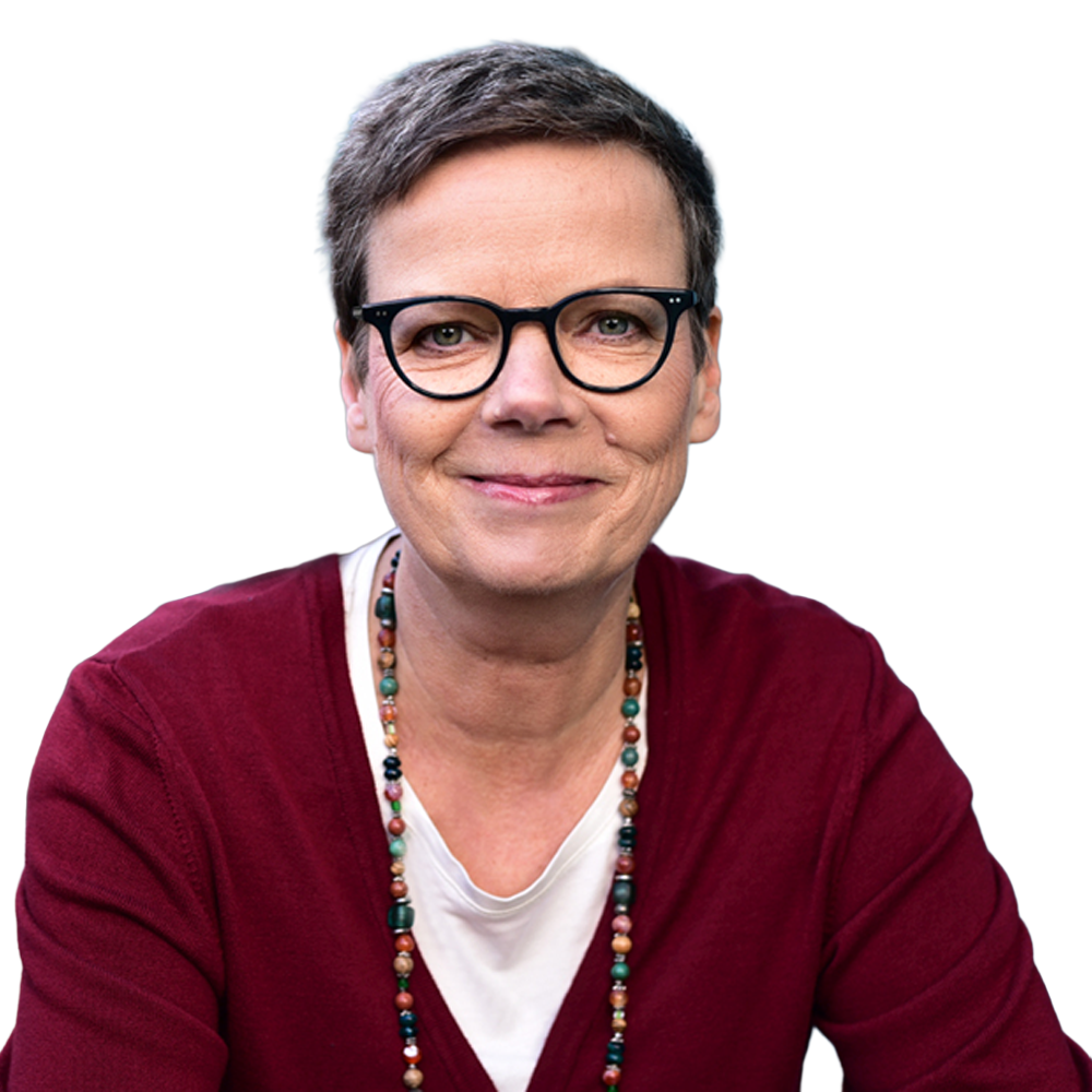 Freigestellte Person als Werbegrafik in der CTA-Box für die Seminare von Meike Leopold